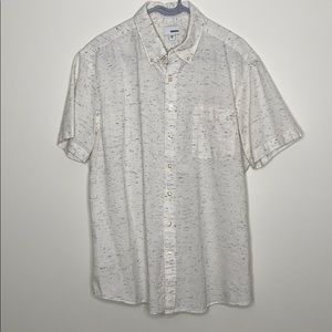 Sonoma button down shirt mens XL Short sleeve NWOT